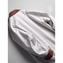 Load image into Gallery viewer, Color-blocked Lapel Mid-length Loose Casual Coat