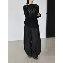 Load image into Gallery viewer, Women's Pleated High-waist Wide-leg Pants
