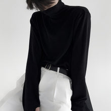 Load image into Gallery viewer, Soft Turtleneck Bottoming T-shirt