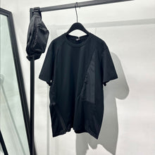 Load image into Gallery viewer, Asymmetric Zippered Loose Casual T-shirt
