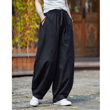 Load image into Gallery viewer, Linen Thin Loose Vintage Wide Leg Bloomers