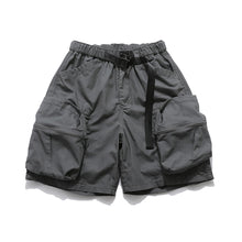 Load image into Gallery viewer, Multi-pocket Vintage Cargo Shorts