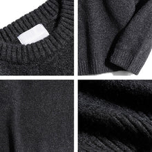 Load image into Gallery viewer, Japanese Lazy Loose Crew Neck Sweater