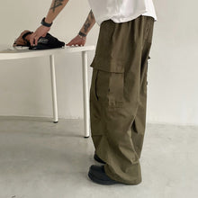 Load image into Gallery viewer, Wide Leg Casual Drawstring Pants