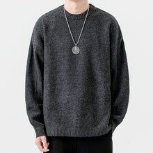 Load image into Gallery viewer, Japanese Lazy Loose Crew Neck Sweater