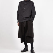 Load image into Gallery viewer, Fake Two-piece Loose Skirt Pants