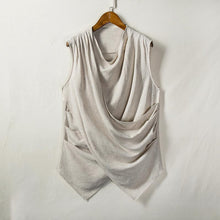 Load image into Gallery viewer, Summer Cotton Linen Sleeveless Vest