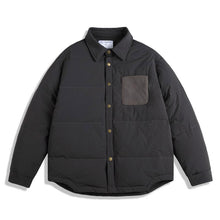 Load image into Gallery viewer, Japanese Retro Water-repellent Duck Down Shirt Down Jacket