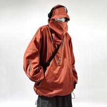 Load image into Gallery viewer, Loose Solid Color Hooded Retro Work Jacket