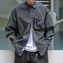 Load image into Gallery viewer, Japanese Loose Solid Color Shirt