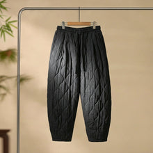 Load image into Gallery viewer, Women's Retro Quilted Padded Loose Lantern Pants