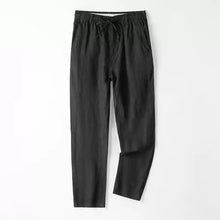 Load image into Gallery viewer, Linen Loose Thin Elastic Waist Pants