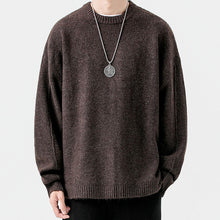 Load image into Gallery viewer, Japanese Lazy Loose Crew Neck Sweater