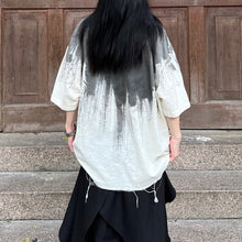 Load image into Gallery viewer, Tie-dye Irregular Short-sleeved Shirt