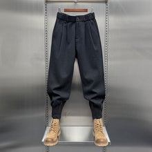Load image into Gallery viewer, Winter Zippered Woolen Casual Trousers