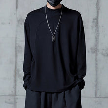 Load image into Gallery viewer, Simple Solid Stand Collar Long Sleeve T-Shirt