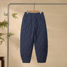 Load image into Gallery viewer, Women's Retro Quilted Padded Loose Lantern Pants