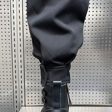 Load image into Gallery viewer, High Waisted Black Casual Trousers