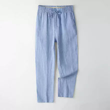 Load image into Gallery viewer, Linen Loose Thin Elastic Waist Pants