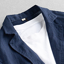 Load image into Gallery viewer, Japanese Linen Loose Casual Thin Suit Jacket