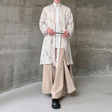 Load image into Gallery viewer, Mid-length Cardigan Long-sleeved Loose Shirt