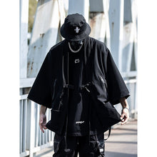 Load image into Gallery viewer, Three-quarter Sleeves Taoist Robe Techwear Cardigan