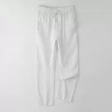 Load image into Gallery viewer, Linen Loose Thin Elastic Waist Pants