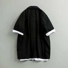 Load image into Gallery viewer, Cotton Japanese Retro Wooden Horn Button Shirt