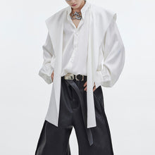 Load image into Gallery viewer, Shawl Hooded Long Sleeve Off Shoulder Shirt