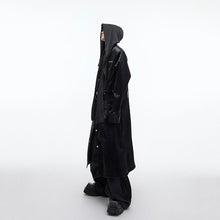 Load image into Gallery viewer, Shawl Hooded Long Sleeve Off Shoulder Shirt