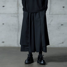 Load image into Gallery viewer, Irregular Fake Two-piece Skirt Pants