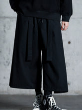Load image into Gallery viewer, Dark Casual Ribbon Hakama Pants