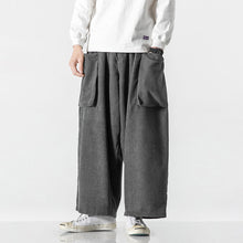 Load image into Gallery viewer, Corduroy Drape Straight Wide-leg Pants