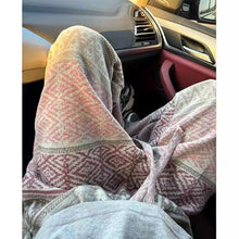 Load image into Gallery viewer, Straight Loose Knitted Jacquard Sweatpants