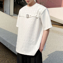 Load image into Gallery viewer, Diamond Print Buckle T-shirt