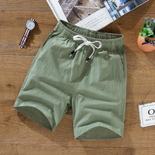 Load image into Gallery viewer, Casual Loose Cotton And Linen Shorts