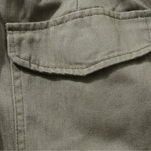 Load image into Gallery viewer, Vintage-style Multiple Pockets Cropped Trousers