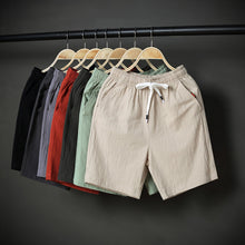 Load image into Gallery viewer, Casual Loose Cotton And Linen Shorts