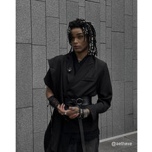 Load image into Gallery viewer, Irregular Cloak Cape Suit Coat