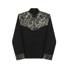 Load image into Gallery viewer, Cloud Shoulder Stand Collar Disc Button Jacket