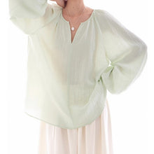 Load image into Gallery viewer, Pullover Loose Cover-up Shirt