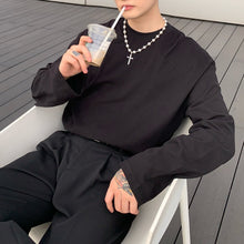 Load image into Gallery viewer, Loose Round Neck Cotton T-shirt