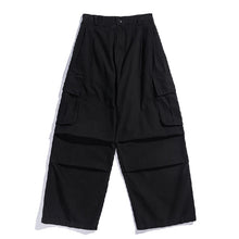 Load image into Gallery viewer, Solid Color Multi-Pocket Cargo Pants