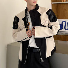 Load image into Gallery viewer, Pleated Contrast Cropped Jacket