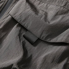 Load image into Gallery viewer, Color-blocked Large Pocket Shooded Windbreaker