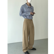 Load image into Gallery viewer, Blue Striped Loose Fit Shirt