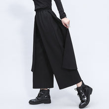 Load image into Gallery viewer, Irregular Fake Two Piece Stitching Loose Wide Leg Pants