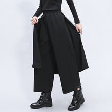 Load image into Gallery viewer, Irregular Fake Two Piece Stitching Loose Wide Leg Pants