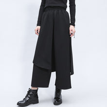 Load image into Gallery viewer, Irregular Fake Two Piece Stitching Loose Wide Leg Pants