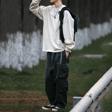 Load image into Gallery viewer, Loose Washed Crew Neck Casual Sweatshirt